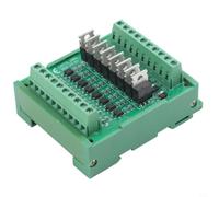 Moliuoly Módulo de expansión PLC DC de 8 canales para salida NPN 5A 12/24VDC, aislamiento optoacoplador, montaje de carril DIN, controles PLC para automatización industrial
