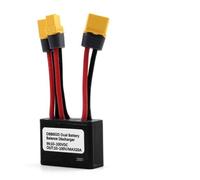 Moliuoly Para bicicletas eléctricas, módulo de conmutación paralelo de doble batería, salida de 20 A, conector XT60H, carcasa de aluminio, descarga equilibrada