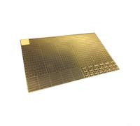 Moliuoly Parte fotograbada PE Pasamanos y escalera Barandilla para 1/700 modelo de buque de guerra CYPE005, hecho de cobre en oro, accesorios detallados para construcción de maquetas de barcos E45150