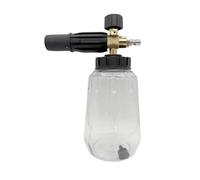 Moliuoly Pistola de espuma compatible con Karcher K Series 1L de capacidad, boquilla ajustable, acero inoxidable, para limpiadores de alta presión K2 K3 K4 K5 K6 K7