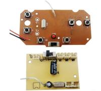 Moliuoly Placa de control remoto de 6 canales de 2,4 G para excavadoras, receptores y transmisores con control de motor independiente para vehículos de construcción RC, control preciso (seguimiento de