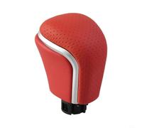 Moliuoly Pomo de palanca de cambios de cuero rojo para Toyota Corolla para Camry XV70 para Avalon 2018-2022, perilla de engranaje automática de plástico ABS, ergonómico para mango para fácil montaje