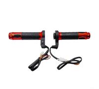 Moliuoly Puños calefactables para motocicleta, calefacción de temperatura ajustable de 3 niveles para manillar, 22 mm, CC 12 V, resistente al agua, largo universal, apto para la mayoría de