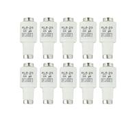 Moliuoly RL6-25 R021 DII E27 - Lote de 10 fusibles de rosca, 32 A gG, 500 V ~ 440 V, 50 kA, 50 kA, para fusibles diazed