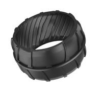 Moliuoly Rueda protectora XL de goma 85 x 44 mm compatible con Worx S300 (WR130E), M500 (WR141E), M700 (WR142E), M1000 (WR143E), L800 y L1000 - Rueda delantera para cortacésped robot