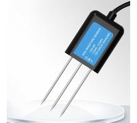 Moliuoly Sensor de humedad del suelo IP68 con medición de temperatura y conductividad, salida de 0-5 V/0-10 V/4-20 mA, sonda de resina epoxi para riego preciso, agricultura y experimentos científicos
