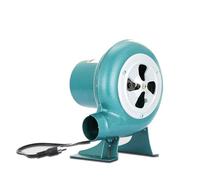 Moliuoly Soplador eléctrico para barbacoa al aire libre y forja, soplador centrífugo AC/DC con 2800 rpm, carcasa de metal y motor de cobre, cantidad de aire ajustable para horno de carbón vegetal y