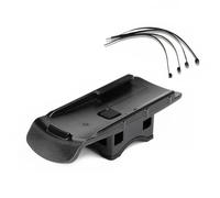 Moliuoly Soporte de bicicleta para Garmin Oregon 600, eTrex 10, 20, 30, GPSMap 62 con fijación segura mediante 4 bridas