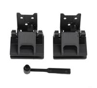 Moliuoly Tocadiscos Tapa antipolvo Bisagra Metal Plástico | Bisagra de metal y plástico negro para tocadiscos para Sony PS-11/PS-22/P-200 RW777, movimiento de tapa de polvo suave