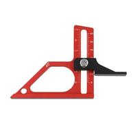 Moliuoly Tope de altura para sierra circular de mesa, ajustable de 0 a 60 mm, para cortes precisos al hacer bricolaje con madera.