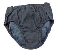 MOLKKI Pañales De Algodón, Braguitas Lavables para Incontinencia, Almohadilla Absorbente Integrada De Algodón para Personas Mayores, Adultos, Pañales Grey,XL