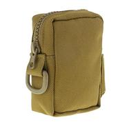 Molle Belt Pouch Pequeño para Cinturón Bolsa Táctica de Accesorios Y Pouch Utilitario con Diseño Resistente de Tela Oxford Adecuado para Senderismo Ca, Bronceado