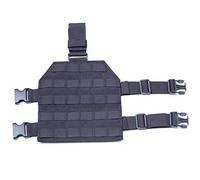 MOLLE Tactical Drop Leg Platform para Paintball Airsoft Pistol Holster Platform con Hebilla de liberación rápida
