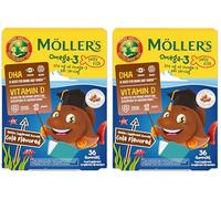 Moller’s ® | Omega 3 para niños | Omega-3 Cápsulas de Aceite de Pescado con Ácidos Grasos Omega 3 | Con DHA y EPA, Sin Gluten, Sin Lactosa, Sin Azucares Añadidos | Cola | 72 Uds