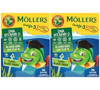 Moller’s ® | Omega 3 para niños | Omega-3 Cápsulas de Aceite de Pescado con Ácidos Grasos Omega 3 | Con DHA y EPA, Sin Gluten, Sin Lactosa, Sin Azucares Añadidos | Tutti Frutti | 72 Uds