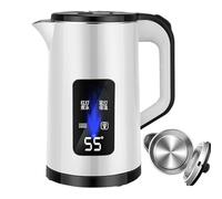 Molleta de agua eléctrica - acero inoxidable 3L hervidor de agua rápido, calentador de agua de gran capacidad | Caldera de té eléctrica por cable para la cocina del dormitorio Familia de d