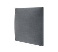 MOLLIS Panel de Tapicería, Panel de Pared Cuadrado y Decorativo, Adecuado como Cabecero de Cama o Protección contra Impactos, Reduce el Sonido y Mejora la Acústica, de Espuma, 30 x 30 cm, Antracita