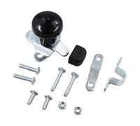 Molloparts TY16020 PM00965 - Pomo giratorio para volante negro WSV124B compatible con tractores John Deere compatible con todos los vehículos como coches, camiones, barcos, cortadoras de césped,