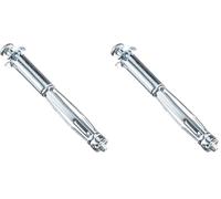 Molly m14306-xj tacos metálicos de expansión con tornillo M4 diámetro 67 mm, Gris, Set de 10 piezas (Paquete de 2)