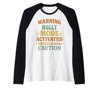 MOLLY Personalized Women's Gift Custom MOLLY Camiseta Manga Raglan