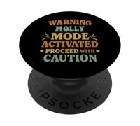 MOLLY Personalized Women's Gift Custom MOLLY PopSockets PopGrip Adhesivo