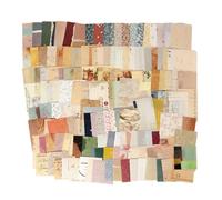 MOLNESO Papel para álbumes de recortes, 360 piezas, papel de álbumes de recortes de tonos tierra pequeños para manualidades vintage, suministros de diario de basura, material de hojas de papel