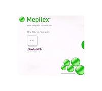 Molnlycke Mepilex - Apósito hidráulico celular, 10 x 10 cm, pack de 5