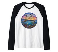 Molokini Crater, Maui, Hawái, HI, EE. UU Camiseta Manga Raglan