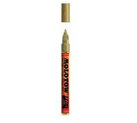 Molotow 127HS-CO ONE4ALL - Lápiz de color dorado metálico con punta cruzada de 1,5 mm