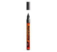 Molotow 127HS-CO ONE4ALL - Lápiz de color negro metálico con punta cruzada de 1,5 mm