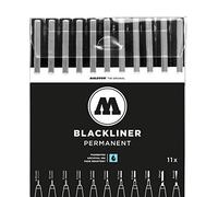 Molotow blackliner Complete Set 200485 con todos los 11 puntas