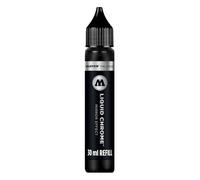 Molotow Liquid Chrome - Recambio de tinta para rotulador Liquid Chrome (30 ml), cromado