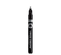 Molotow Marcador de caligrafía de cromo líquido, bolígrafo de tinta efecto espejo de 3 mm