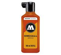 Molotow MO692085 Refill ONE4ALL - Tinta de repuesto para marcador permanente (180 ml, 1 unidad), color naranja