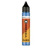 Molotow mo693224 Refill one4all, recarga para marcador permanente 30 ml 1 pieza azul metálico