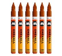 Molotow One4All 127HS #225 Rotulador, 6 unidades, 2 mm, color hummer 2 mm