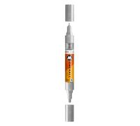 Molotow One4All Acrylic Twin Marker 227 - Metallic Silver