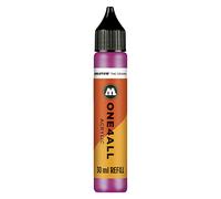 Molotow ONE4ALL - Recambio de tinta acrílica (30 ml), color rosa metálico 225