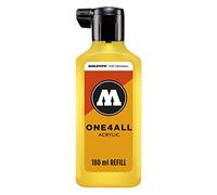 Molotow ONE4ALL - Tinta de recambio para rotulador permanente, color amarillo cinc 180 ml