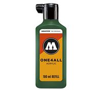 Molotow ONE4ALL - Tinta de recambio para rotulador permanente, color Mr. Grün 180 ml