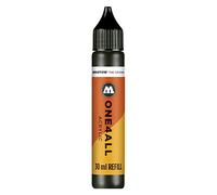 Molotow ONE4ALL - Tinta de recambio para rotulador permanente, color Signal Black 30 ml