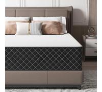 MOLPHIT Colchón extrarígido de 140 x 200 cm, dureza H5 H4, con certificado Öko-Tex, altura de 25 cm, colchón híbrido de 7 zonas con muelles individuales y espuma viscoelástica