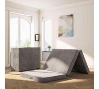 MOLPHIT Colchon Plegable Suelo, colchón Plegable, Espuma Extra Gruesa (15 cm), Colchoneta Dormir Suelo, Colchón Espuma, Colchon Camper, Cama de Invitados Plegable (140x195 CM)