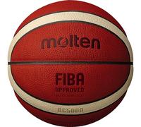 MOLTEN balón B6G5000 Fiba - Balón de Baloncesto, Color Naranja/Marrón, tamaño 6