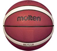 Molten Balón de baloncesto B7G4550 de piel sintética, 12 campos, tamaño 7