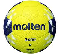 Molten Balón de Balonmano HA3400-YN IHF Top - Balón de Balonmano, Color Amarillo y Azul