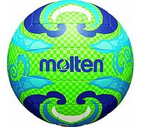 Molten Beachvolleyball - Balón de Voleibol, tamaño 5 UK, Color Verde/Azul