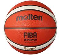 Molten BG2010 Baloncesto, Interior/Exterior, Aprobado por Fiba, Caucho Premium, Canal Profundo