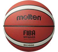 Molten BG3800 Series B7G3800 Balón de Baloncesto para Interiores y Exteriores, Aprobado por la Fiba, tamaño 7, diseño de 2 Tonos, Modelo: B7G3800