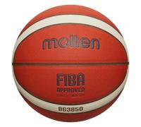 Molten Balón de baloncesto B5G3850 TOP de piel sintética, 12 campos, tamaño 5